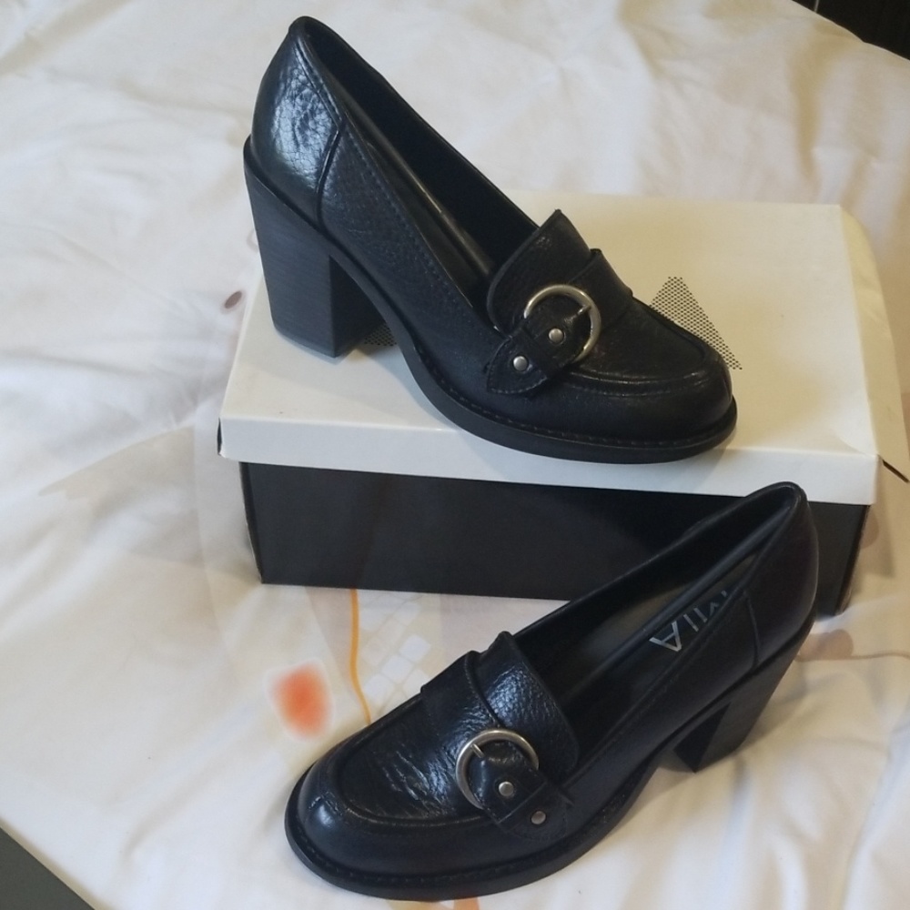 Black Genuine Leather loafers